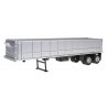 36′ Gravel Dump Trailer - Assembled -- Silver, HO, Herpa Models 5281