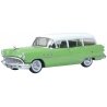 1954 Buick Century Estate Station Wagon - Assembled -- Willow Green, White, HO, Oxford Diecast 87BCE54003