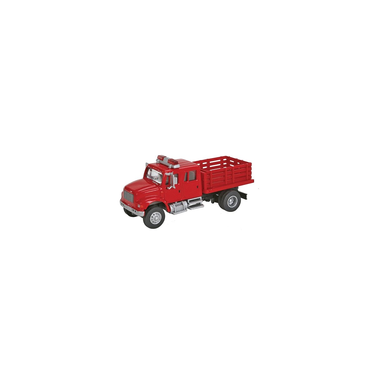 International(R) 4900 Fire Department Utility Truck - Assembled -- Red, HO, Walthers SceneMaster 11892