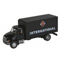 International(R) 4900 Single-Axle Box Van - Assembled -- International (black), HO, Walthers SceneMaster 11292