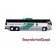 MCI MC-12 Bus - Assembled -- U.S. Immigration & Naturalization Service (white, silver, green), HO, Iconic Replicas 870343