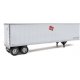 40′ Trailmobile Trailer 2-Pack - Assembled -- Milwaukee Road (white, red Logo), HO, Walthers SceneMaster 2513