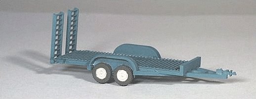 Construction Equipment (Unpainted Metal Kit) -- Light Utility Trailer (Holds 61001, sold separately), HO, GHQ 61002