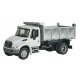 International(R) 4300 Single-Axle Dump Truck - Assembled -- White with Utility Company deca, HO, Walthers SceneMaster 11637