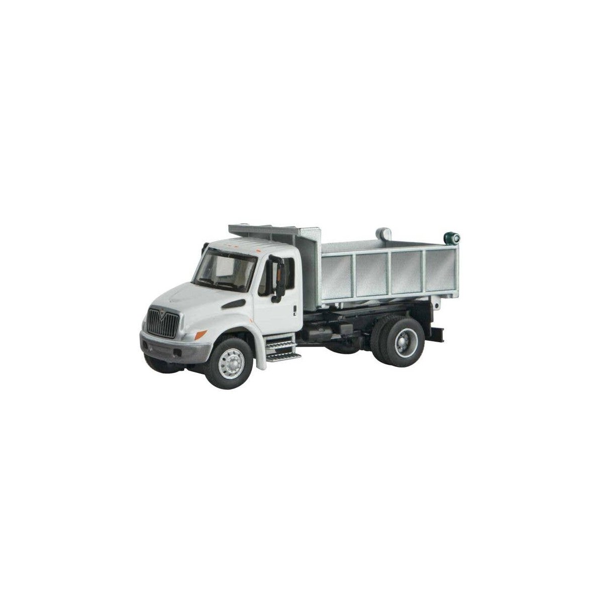 International(R) 4300 Single-Axle Dump Truck - Assembled -- White with Utility Company deca, HO, Walthers SceneMaster 11637