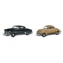 AutoScenes(R) - Assembled -- Cruisin′ Coupes pkg(2), HO, Woodland Scenics 5536