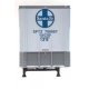 40′ Trailmobile Trailer 2-Pack - Assembled -- Santa Fe (white, blue), HO, Walthers SceneMaster 2501