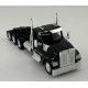 Kenworth 990 3-Axle Day-Cab Semi Tractor - Assembled -- Black, HO, HO Logistics Replicas 990092