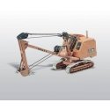 Insley Model K Backhoe - Kit -- On Crawler Chassis, HO, Woodland Scenics 237