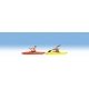 Kayaks w/Kayakers - Assembled -- pkg(2), N, Noch Gmbh & Co 37809