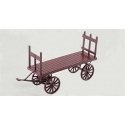 Wood Baggage Wagon - Kit -- pkg(10), HO, Tichy Train Group 8318