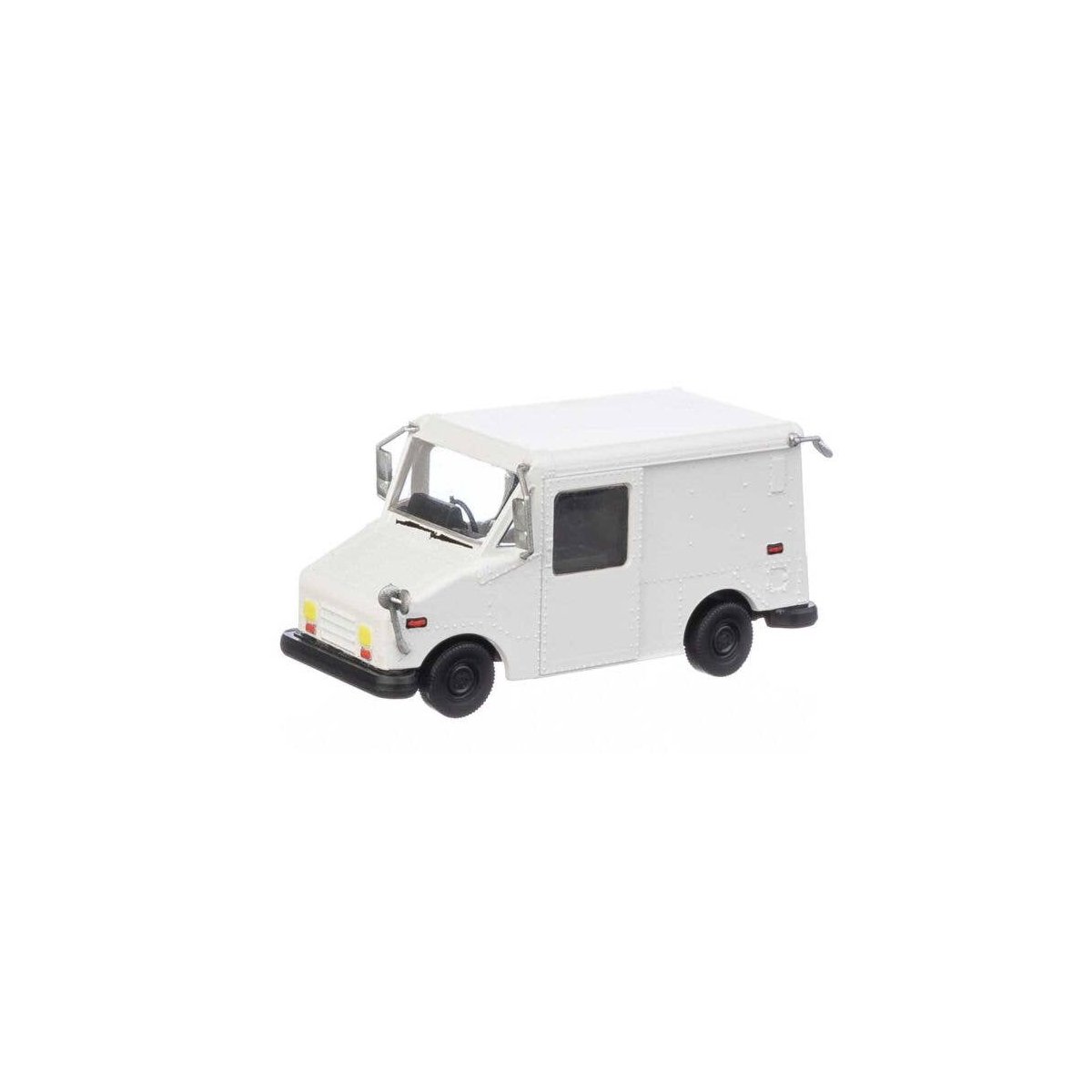 Long Life Vehicle (LLV) Mail Truck -- White, Unlettered, HO, Walthers SceneMaster 12250