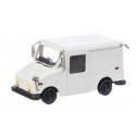 Long Life Vehicle (LLV) Mail Truck -- White, Unlettered, HO, Walthers SceneMaster 12250