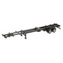 Semi Trailer (No Tractor) -- 48′ Container Chassis Only, HO, Herpa Models 5304