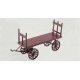 Wood Baggage Wagon - Kit -- pkg(2), HO, Tichy Train Group 8317