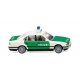 1987-1996 BMW 525i Sedan - Assembled -- Police (green, white, German Lettering), HO, Wiking 86445