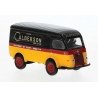 1950 Renault Goelette Cargo Van - Assembled -- Calberson (black, yellow, red, French Letteri, HO, Brekina Automodelle 14667