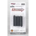 E-Z Street Track for Operating Vehicles & Trolleys -- 2-1/2′ 6.2cm Straight-to-Curve Connector, O, Bachmann Industries 264