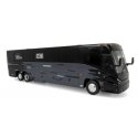 MCI J4500 Motorcoach Bus - Assembled -- MCI 90th Anniversary (black, gray, white), HO, Iconic Replicas 870465