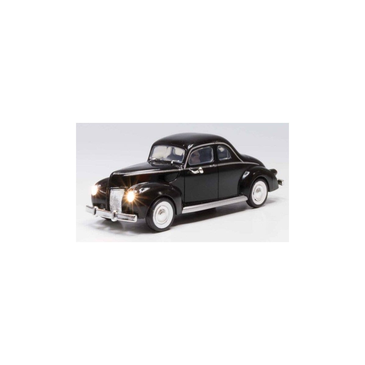 Midnight Ride - Just Plug(R) Lighted Vehicle -- Black, O, Woodland Scenics 5971