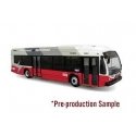 Nova Bus LFSe Electric Transit Bus - Assembled -- San Francisco MUNI (white, red), HO, Iconic Replicas 870503
