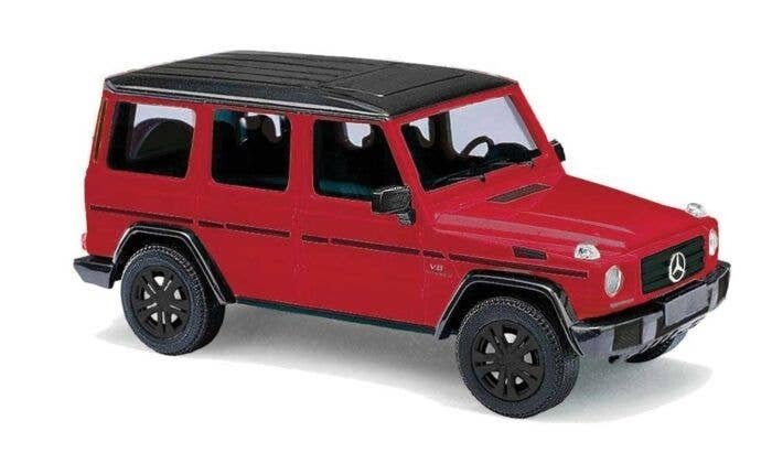 2008 Mercedes-Benz G-Klasse SUV - Assembled -- Edition 35 (red, black), HO, Busch Gmbh & Co Kg 51475
