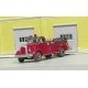 1950-1956 Mack L Fire Pumper - Resin Kit -- Closed Cab, Undecorated, HO, SYLVAN SCALE MODELS V391