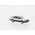1986 Saab 900 Turbo - Assembled -- White, Black, HO, Brekina Automodelle PCX870648