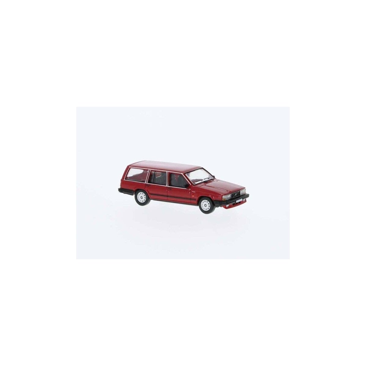 1985 Volvo 740 Station Wagon - Assembled -- Metallic Red, HO, Brekina Automodelle PCX870666
