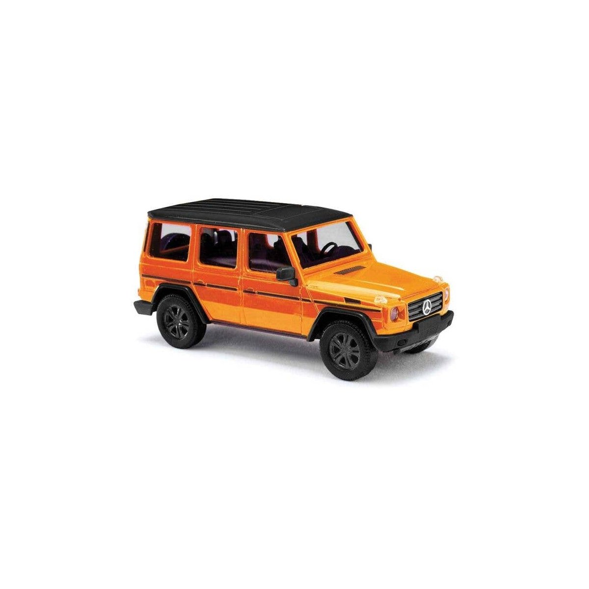 2008 Mercedes-Benz G-Klasse SUV - Assembled -- Orange, Black, HO, Busch Gmbh & Co Kg 51464