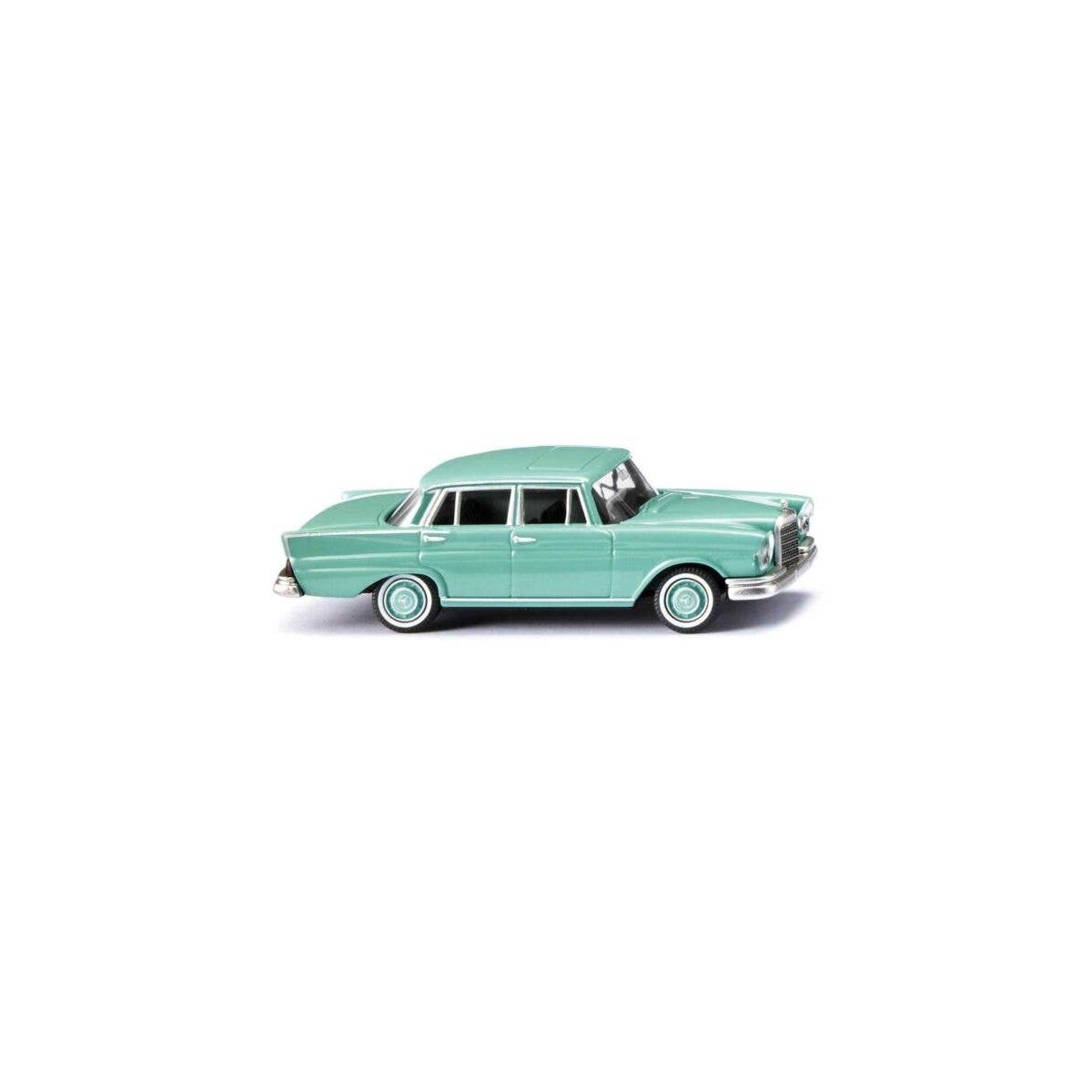 1959 Mercedes-Benz 220 S Sedan - Assembled -- Pastel Turquoise, HO, Wiking 82410