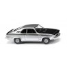1970-1974 Opel Manta A GT/E 2-Door Hardtop - Assembled -- Silver, Black, HO, Wiking 82712