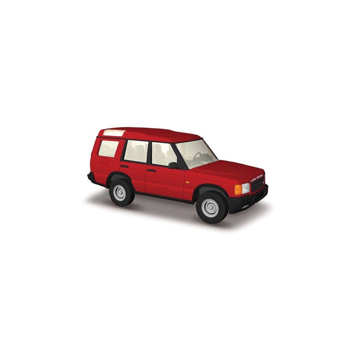 1998-2004 Land Rover Discovery - Assembled -- Red, HO, Busch Gmbh & Co Kg 51900