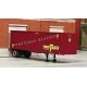 PRR 1950s 30′ Single-Axle Piggyback Trailer - Resin Kit -- With TrucTrain Decals, HO, SYLVAN SCALE MODELS T0261