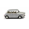 1959-1967 Morris Mini-Minor Austin 7 - Assembled -- Silver-Gray, HO, Wiking 22606