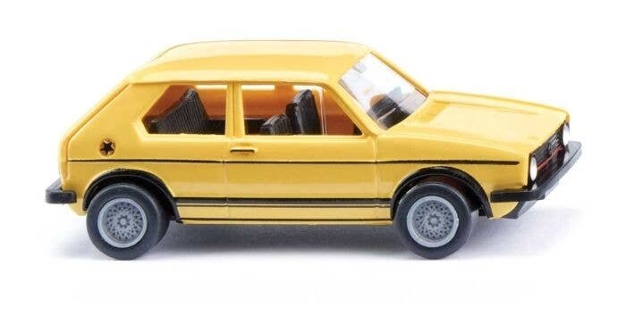1976 Volkswagen Golf I GTI - Assembled -- Yellow, Black, HO, Wiking 4505