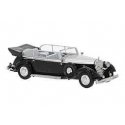 1938 Mercedes-Benz 770K Limousine Convertible - Assembled -- Top Down (Erik Charell, black, , HO, Brekina Automodelle 21059