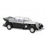 1938 Mercedes-Benz 770K Limousine Convertible - Assembled -- Top Down (Erik Charell, black, , HO, Brekina Automodelle 21059