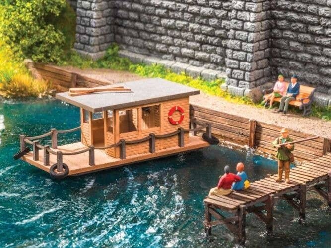 Laser-Cut Kit - Laser-Cut Minis -- Houseboat, HO, Noch Gmbh & Co 14224