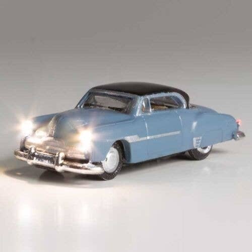 Just Plug(R) Lighted Vehicle -- Comfy Cruise (blue), N, Woodland Scenics 5616