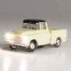 Just Plug(R) Lighted Vehicle -- Work Truck (Light Yellow), N, Woodland Scenics 5617