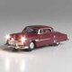 Downtown Drive - Just Plug(R) Lighted Vehicle -- Maroon, N, Woodland Scenics 5621