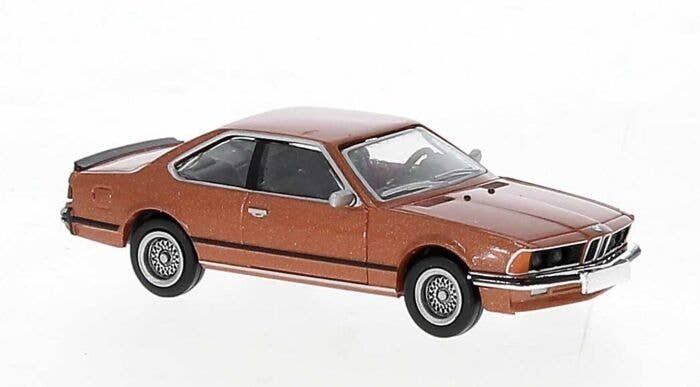 1977 BMW 635i 2-Door - Assembled -- Metallic Bronze, HO, Brekina Automodelle 24359