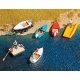 Boat/Raft Set w/Trailer - Assembled -- N & TT Scales, N, Busch Gmbh & Co Kg 8057