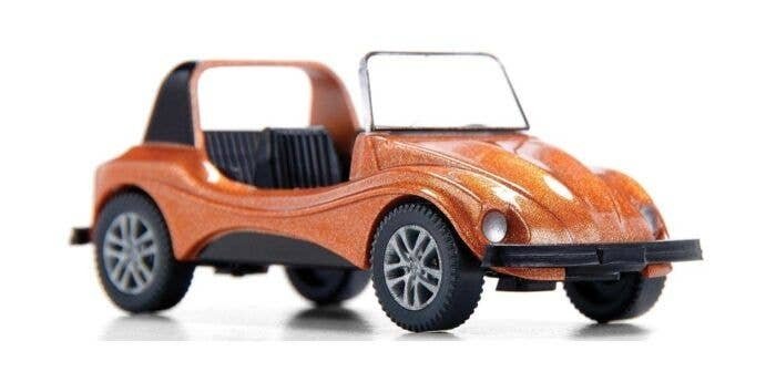 1964-1975 Volkswagen Buggy - Assembled -- Metallic Copper, HO, Wiking 3411
