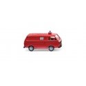 1981-1992 Volkswagen Cargo Van - Assembled -- Fire Department (red, German Lettering), HO, Wiking 60133