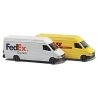 Mercedes-Benz Sprinter Cargo Van 2-Pack - Assembled -- 1 Each: FedEx & DHL, N, Busch Gmbh & Co Kg 8304