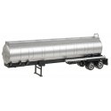 Semi Trailer (No Tractor) -- Round Chemical Tank, HO, Herpa Models 5287