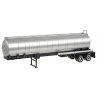 Semi Trailer (No Tractor) -- Round Chemical Tank, HO, Herpa Models 5287