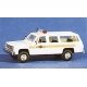 Chevrolet Suburban - Emergency - Police Vehicles -- Illinois State Police (white, yellow stri, HO, Trident Miniatures 90184